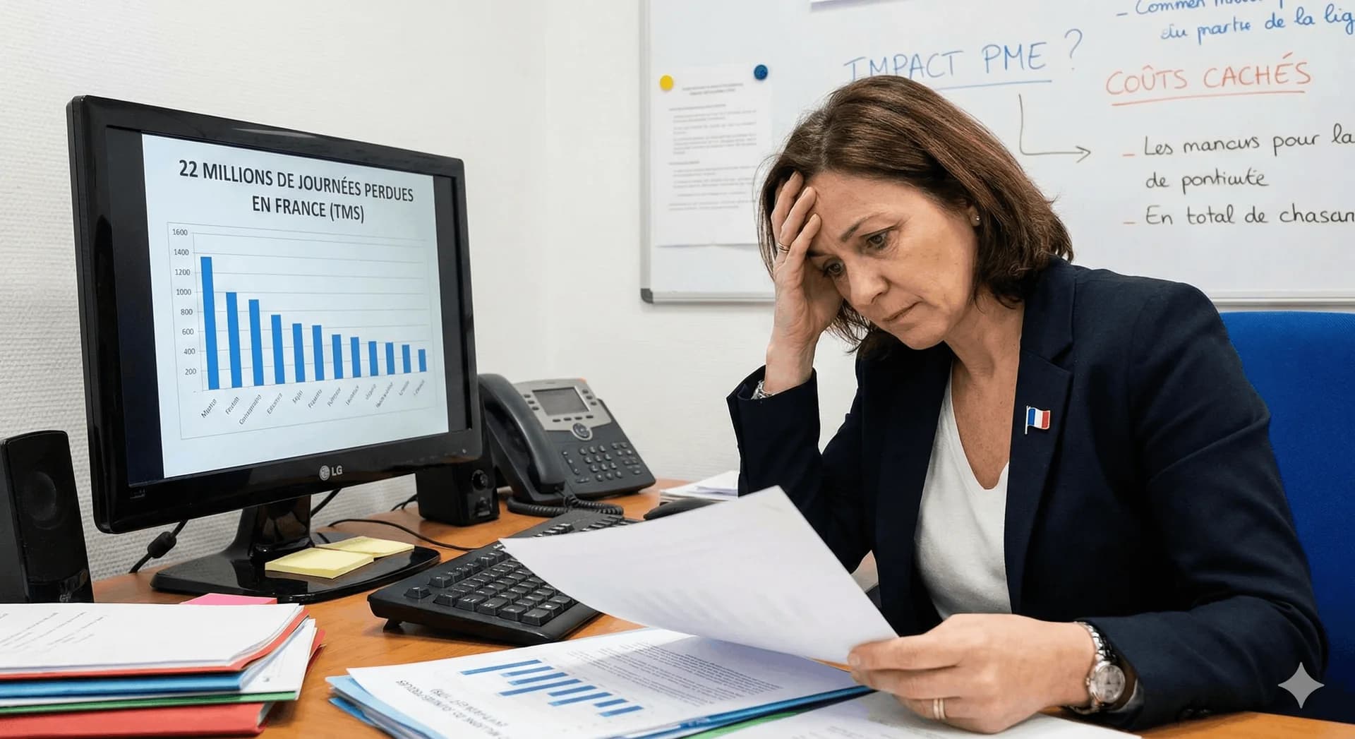 22 millions de journées perdues : ce que les TMS coûtent réellement à la France - Prévention & Santé