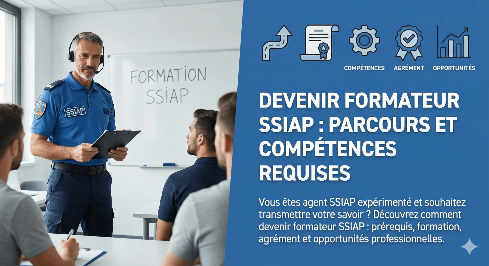 Devenir formateur SSIAP : parcours et compétences requises