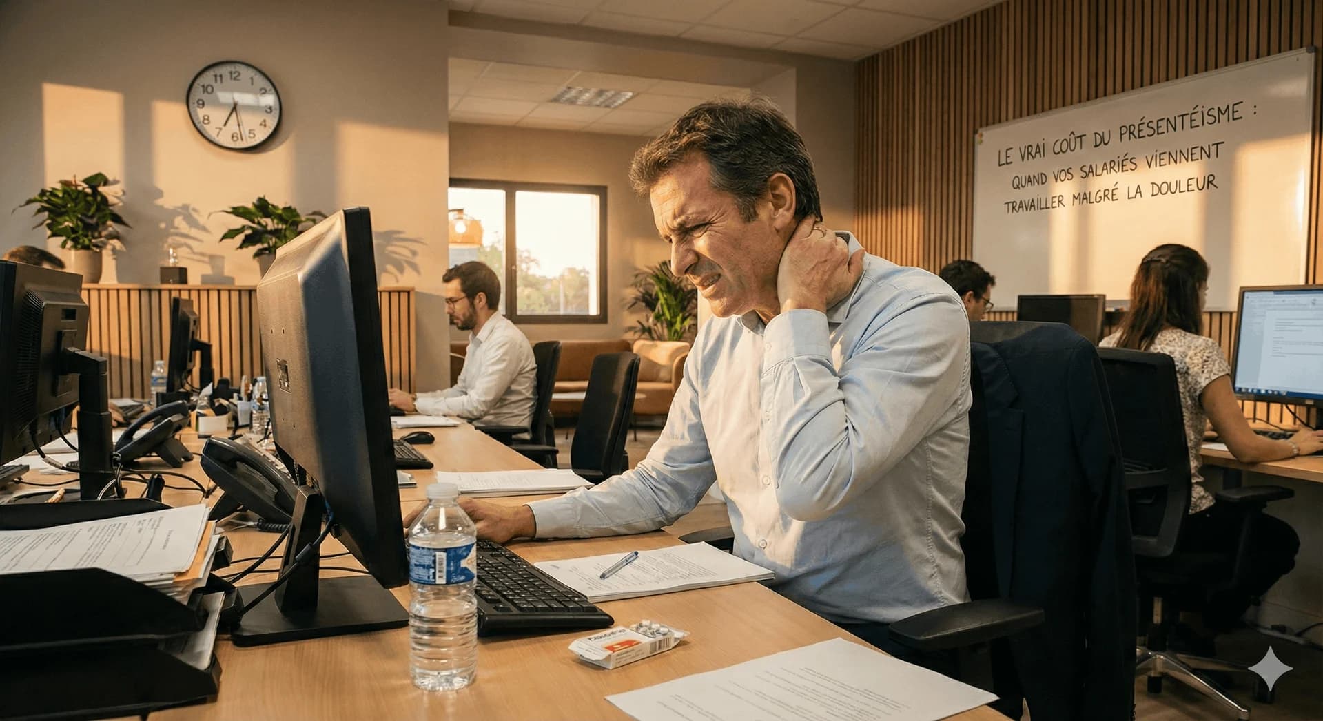Le vrai coût du présentéisme : quand vos salariés viennent travailler malgré la douleur - Prévention & Santé