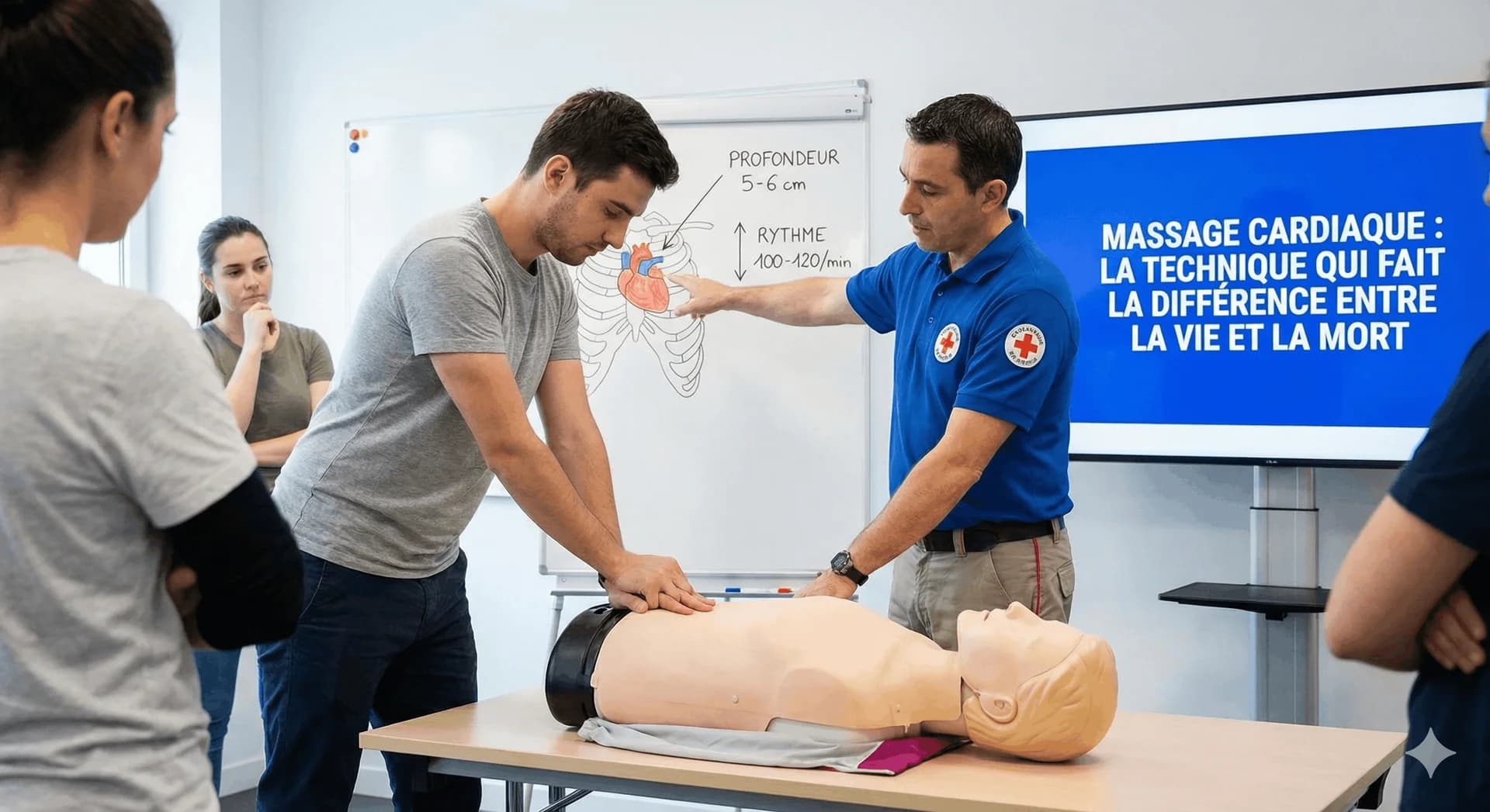 Massage cardiaque : la technique qui fait la différence entre la vie et la mort