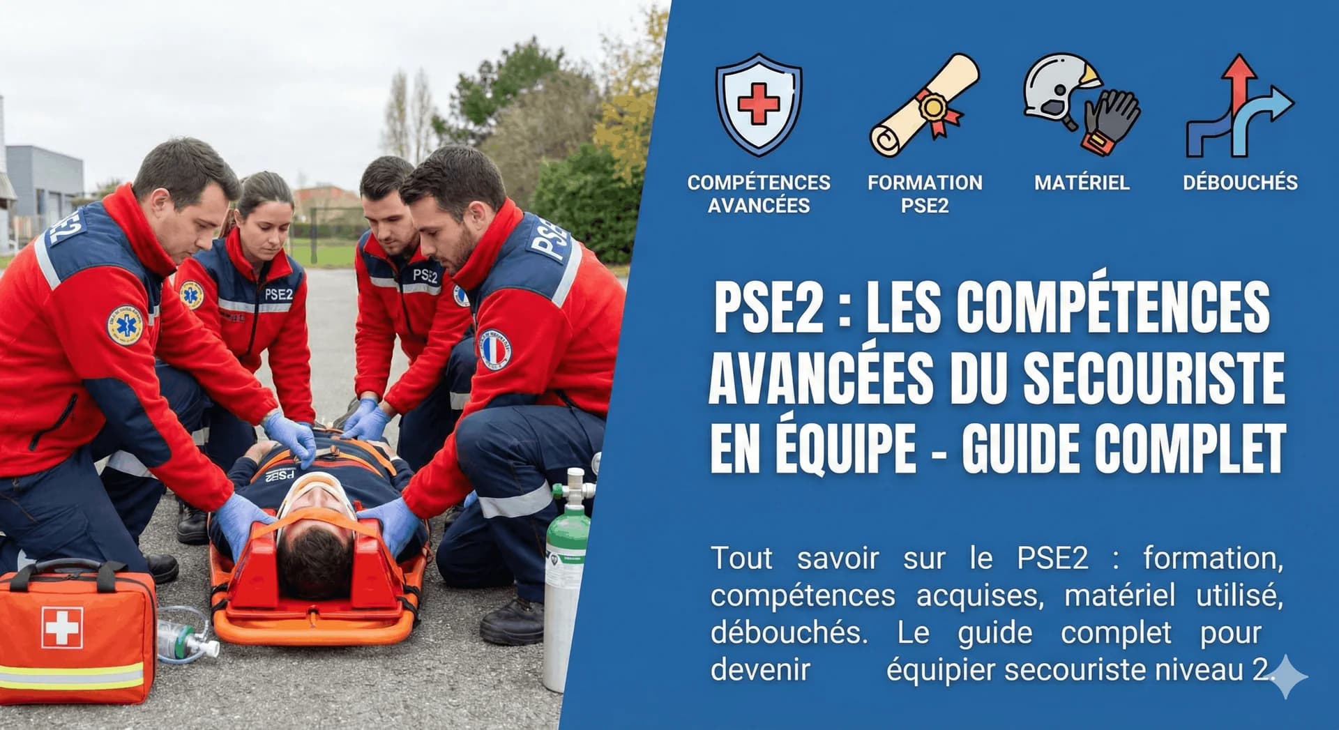 PSE2 : les compétences avancées du secouriste en équipe - Guide complet