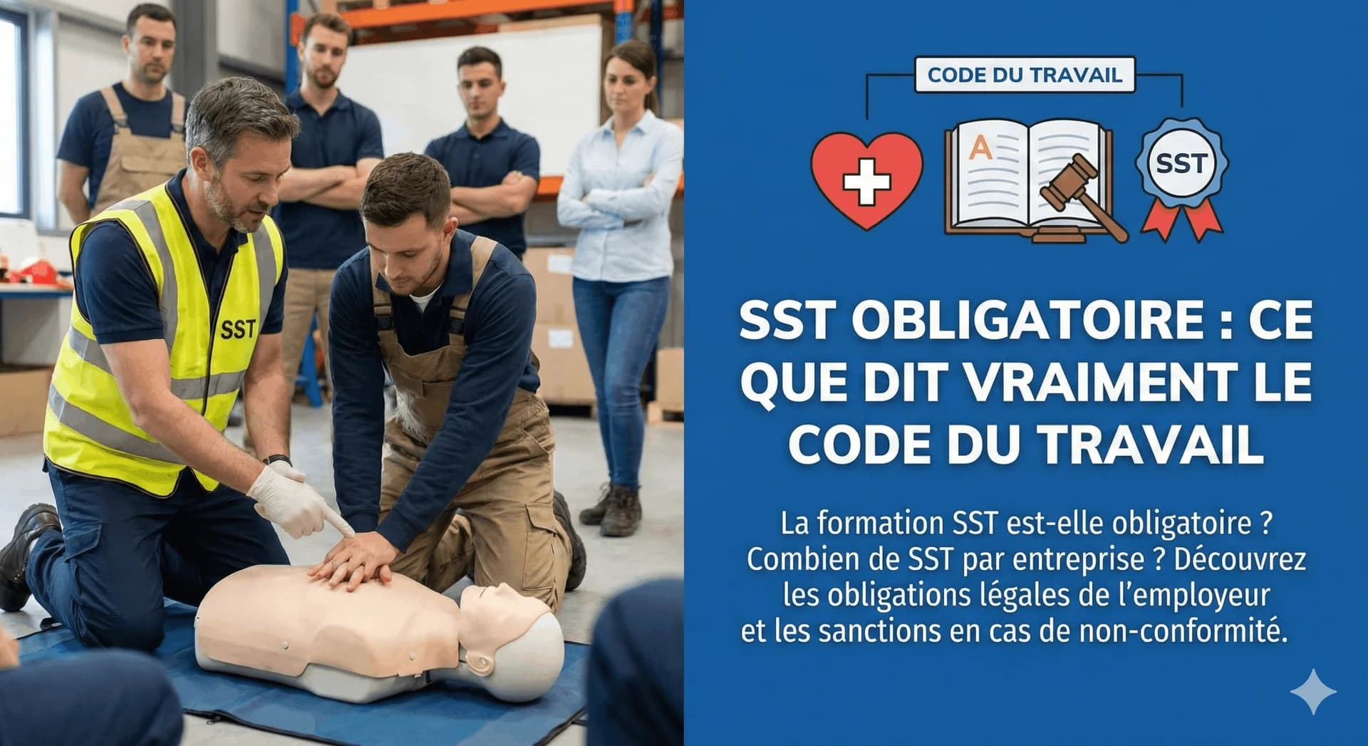 SST obligatoire : ce que dit vraiment le Code du travail