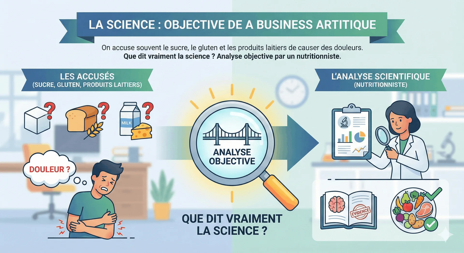 Sucre, gluten, produits laitiers : les vrais coupables de vos douleurs chroniques ? - Prévention & Santé