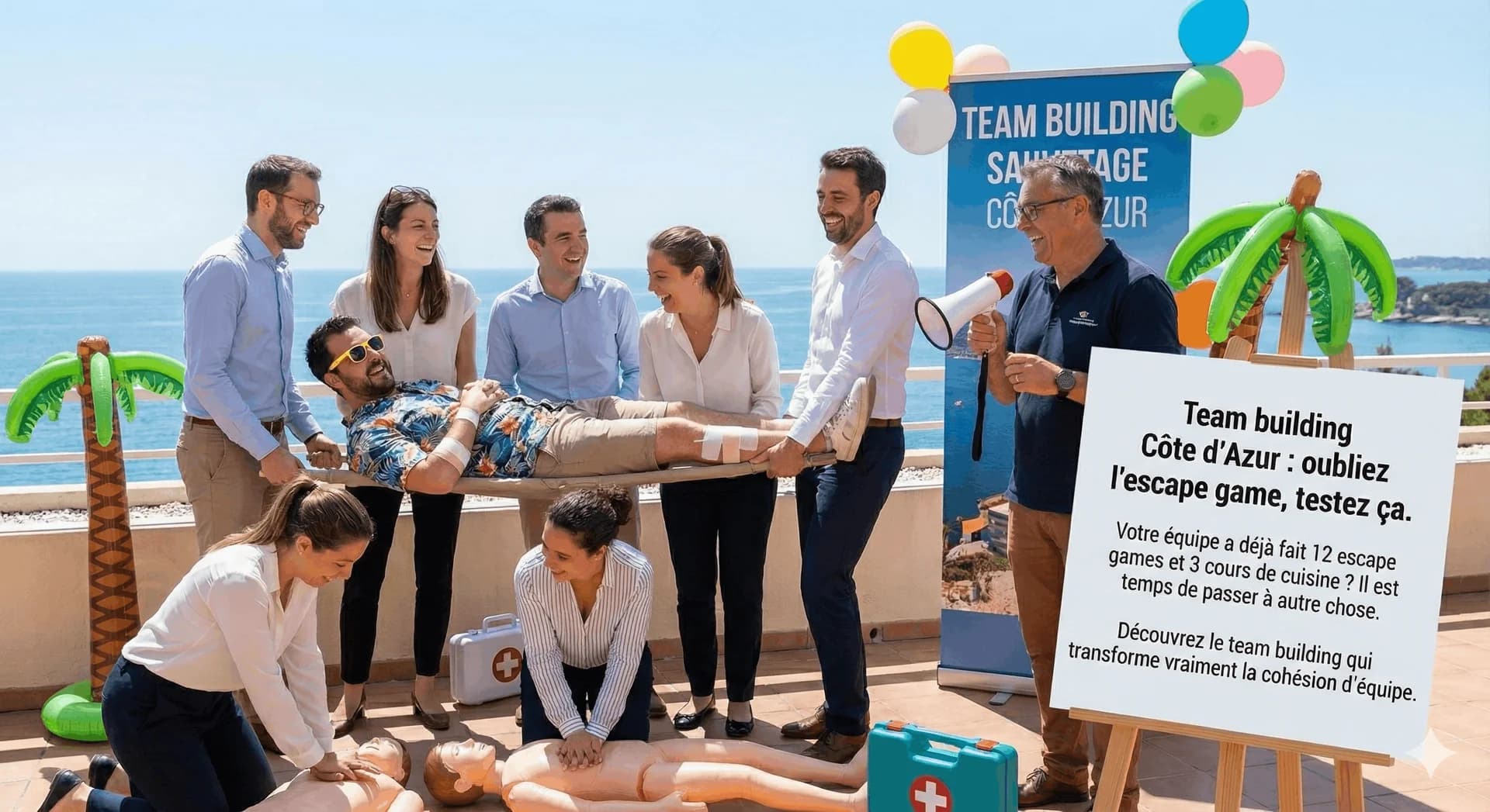 Team building Côte d'Azur : oubliez l'escape game, testez ça