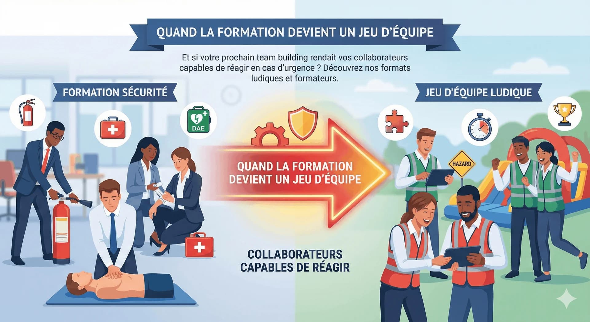 Team building sécurité : quand la formation devient un jeu d'équipe - Expériences & Événements